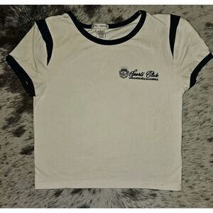 Better Together Women's Size Small T-Shirt Short Sleeve‎ Cropped Cap Sleeves EUC